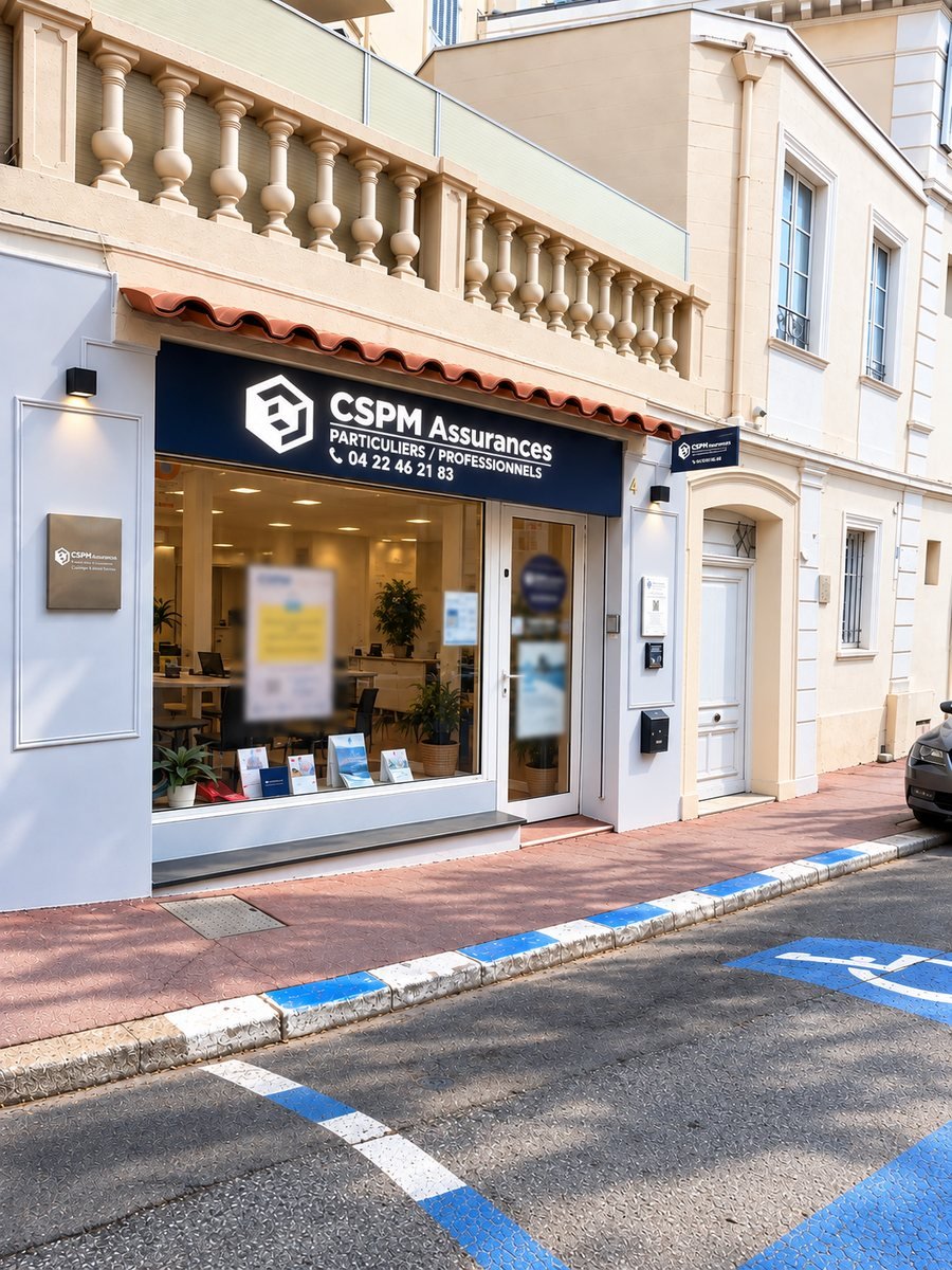 Agence CSPM Assurances à Cannes, 4 rue Borniol